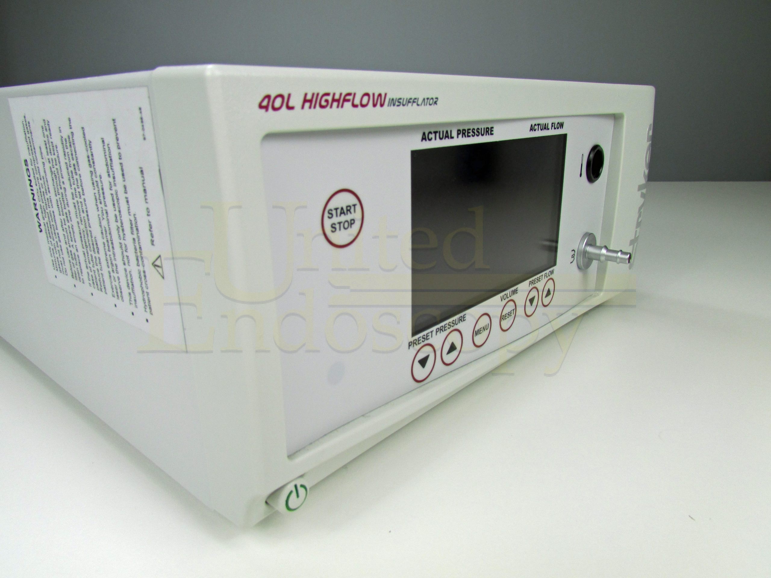 Stryker 40L High Flow Insufflator 620-040-504