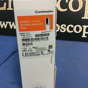 Dyonics 5.5 mm Full Radius Bonecutter Blade ( 6 Blades in Box ) Ref 7206010